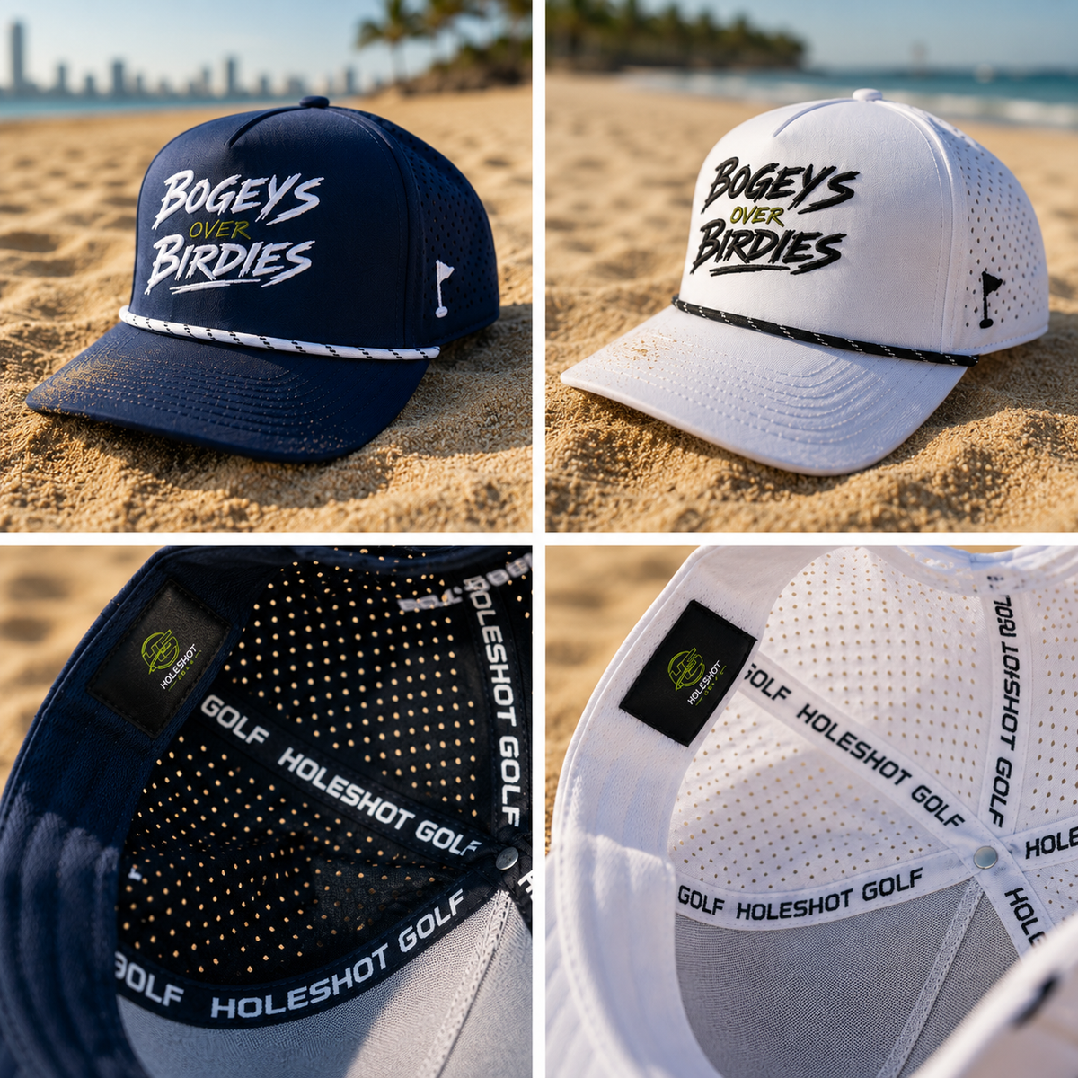 Bogeys Over Birdies Flat Brim Hat