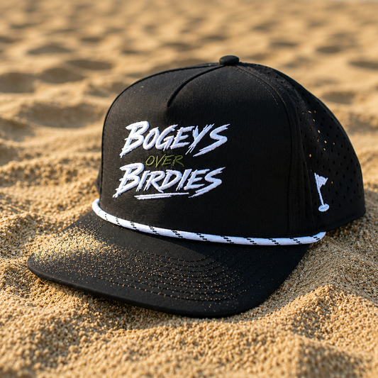 Bogeys Over Birdies Flat Brim Hat